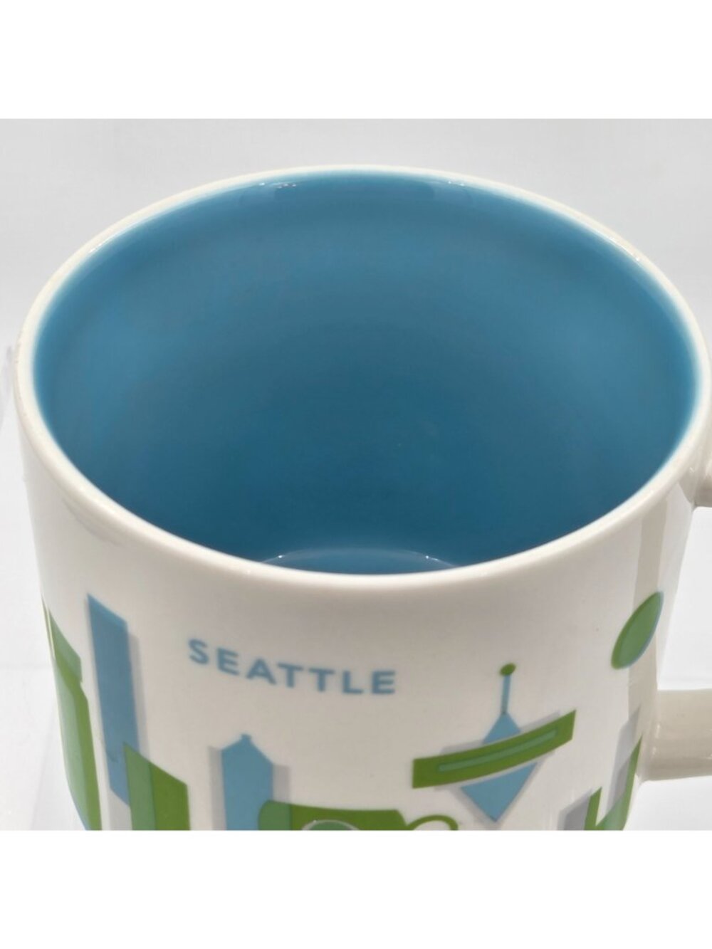 Starbucks You Are Here Seattle Travel Coffee Mug 2013 Reusable Hot Cup - Picture 9 of 11